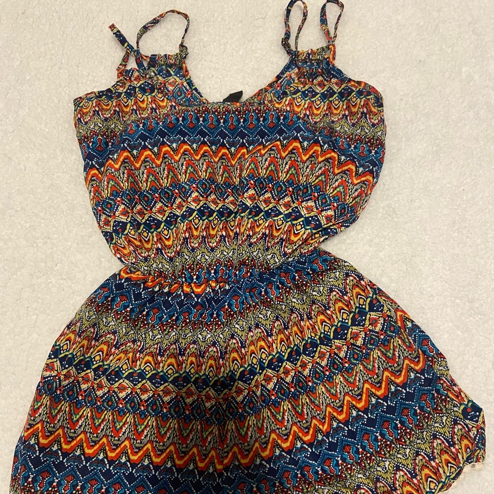 Pattern Romper (will wash clothes to get them fresh & wrinkles out)!